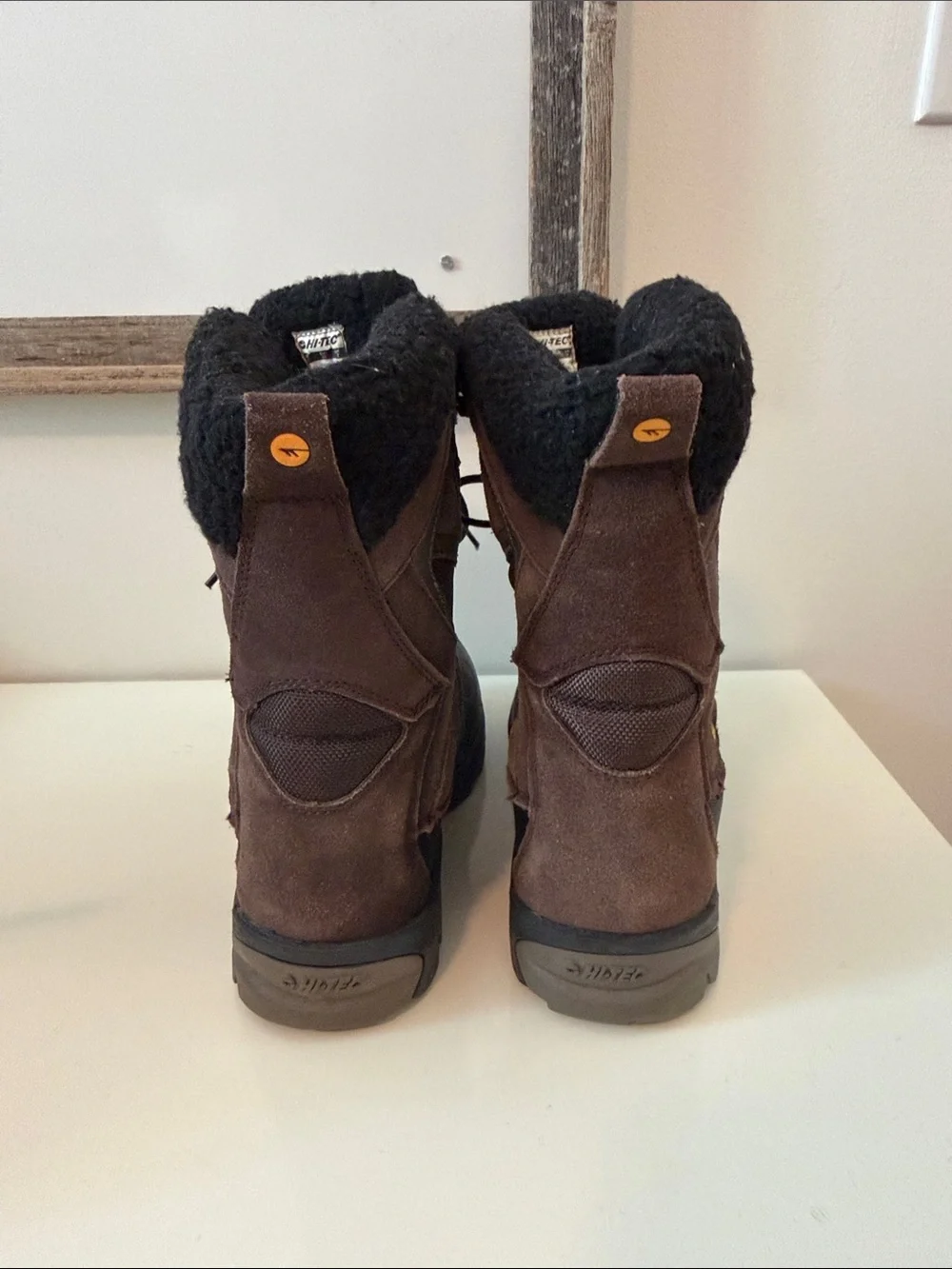 Hi-Tec Brown and Black Insulated Lace-Up Men's Boots